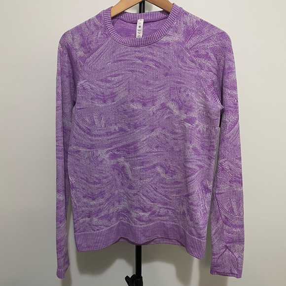 Lululemon Rest Less Pullover long sleeve faint lavender size 8 - Picture 4 of 12